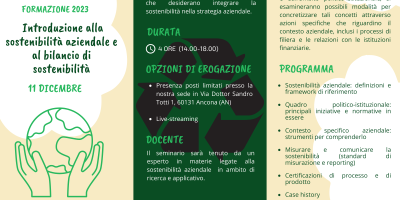 Locandina ufficiale corso 2023